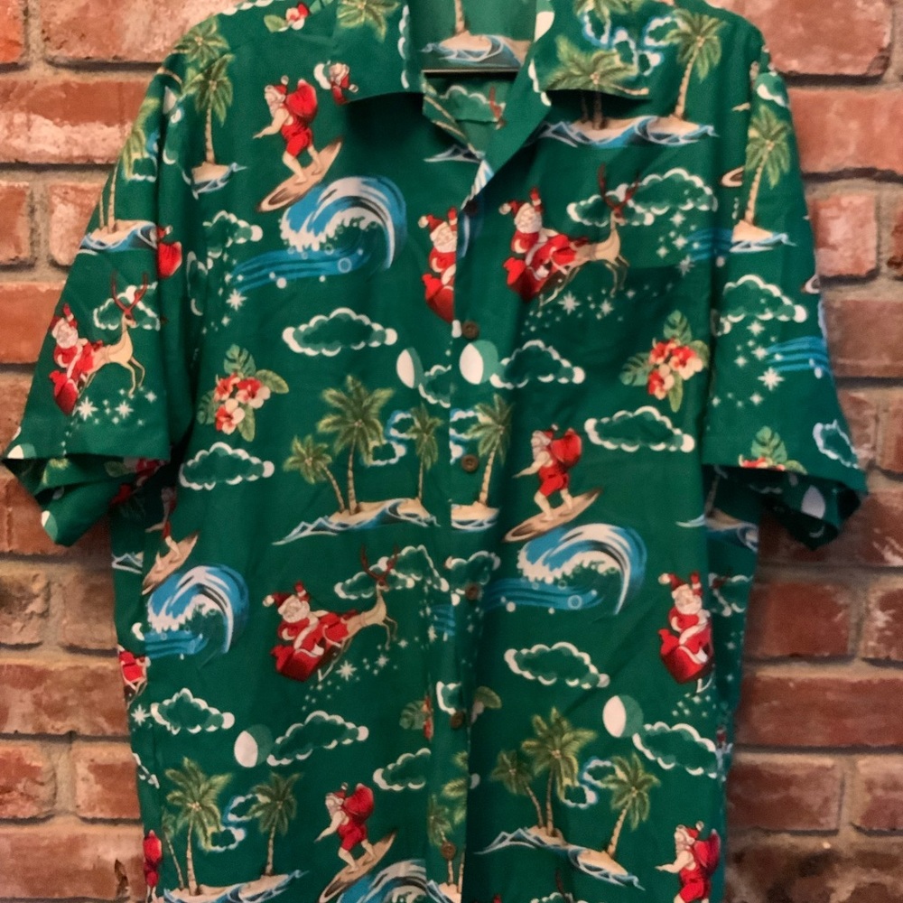 Surfing Santa Shirt